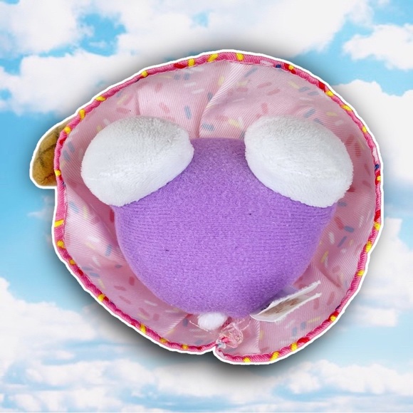 💙 TY HELLO KITTY Ice Cream Cone Sprinkles 2014 Mini Plush Stuffed Animal Sanrio - Picture 5 of 7